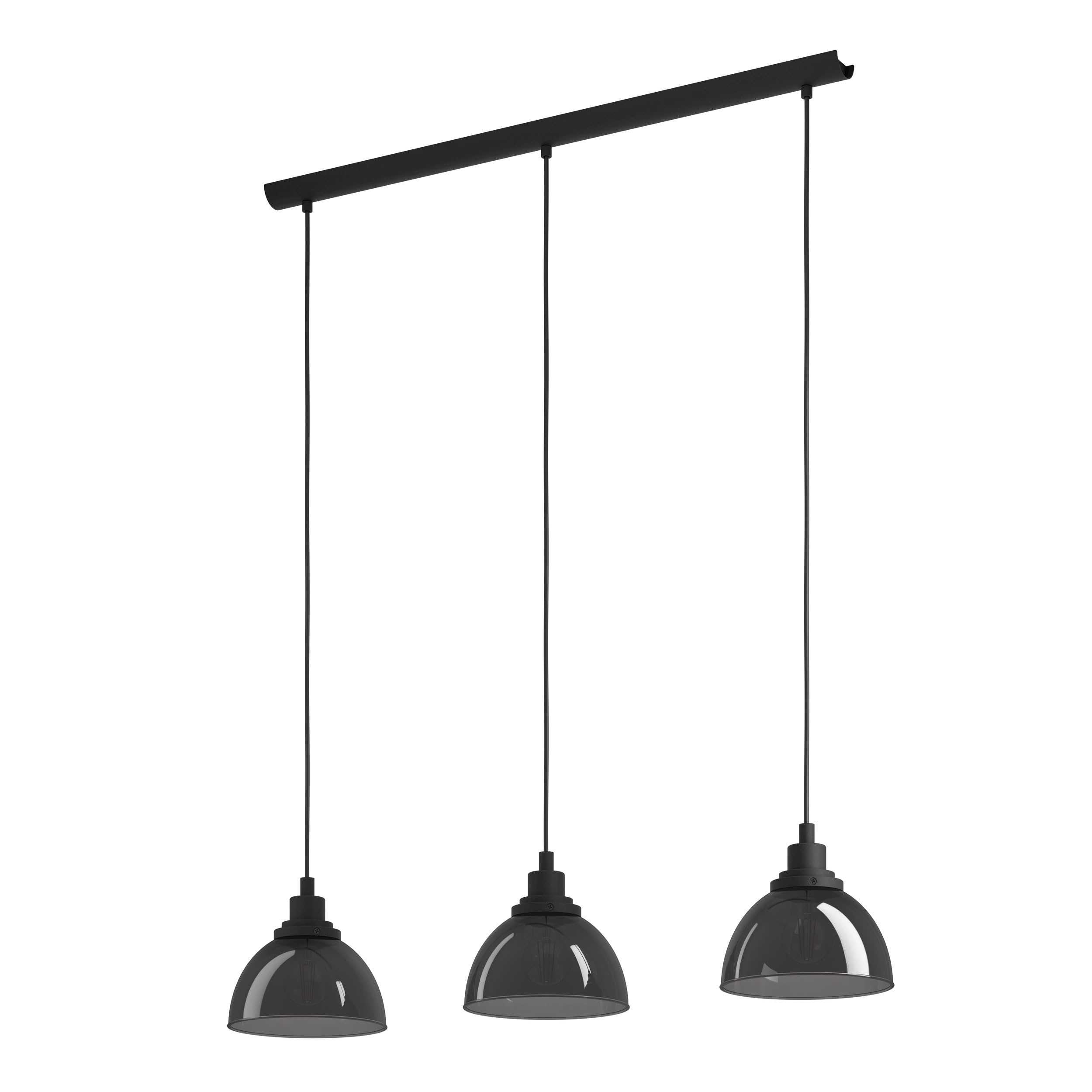 Eglo Pendant Lighting Beleser, Ceiling Light Fitting with 3 Shades