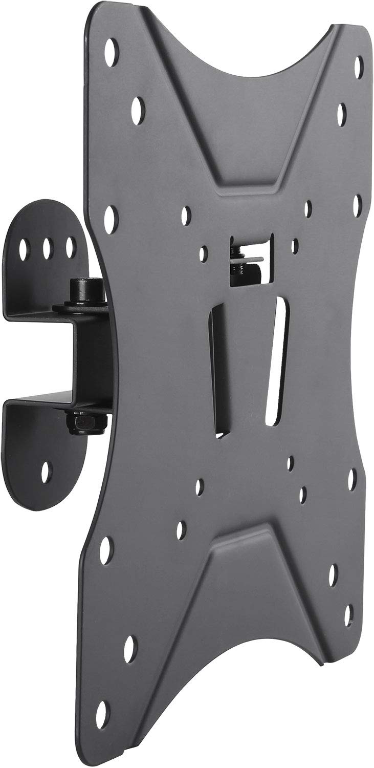 Schwaiger TV-Wandhalterung LWH14225 513 – neigbar, schwenkbar, Aluminium, integrierte Wasserwaage, schwarz