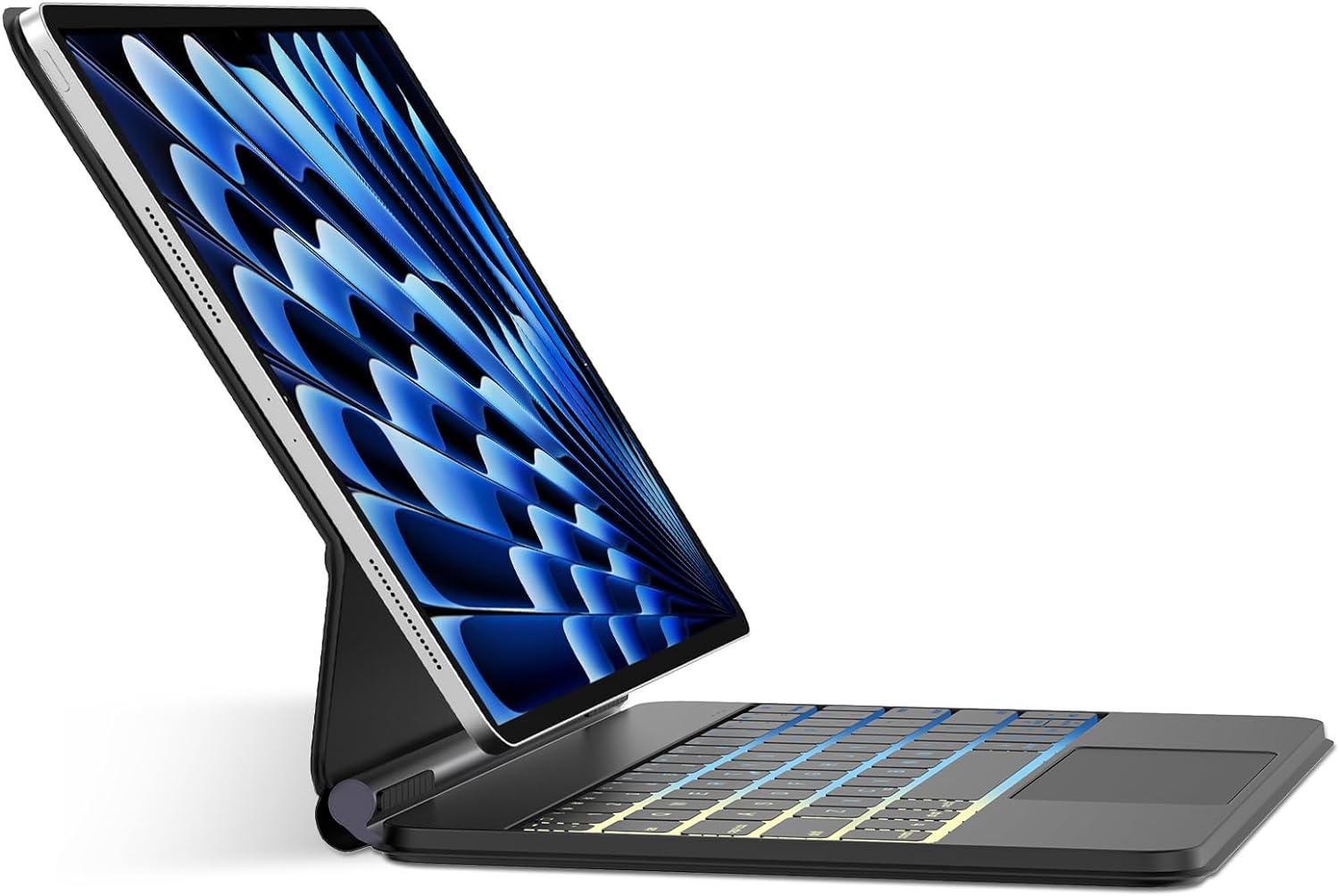 Magic Keyboard Case for iPad Air 11-inch (M2) 2024 / iPad Pro 11 inch (4th/3rd/2nd/1st Gen) / iPad Air 5th 4th Gen - Magnetic Folio Smart Keyboard Cover with Backlit Multi-Touch Trackpad - Black