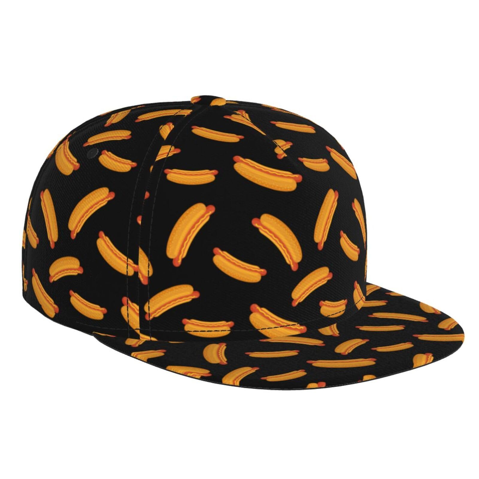 ZLRJYNG Baseball Cap for Men Women – Flat Brim Snapback Hat, Adjustable Casual Hat for Daily Wear & Street Style