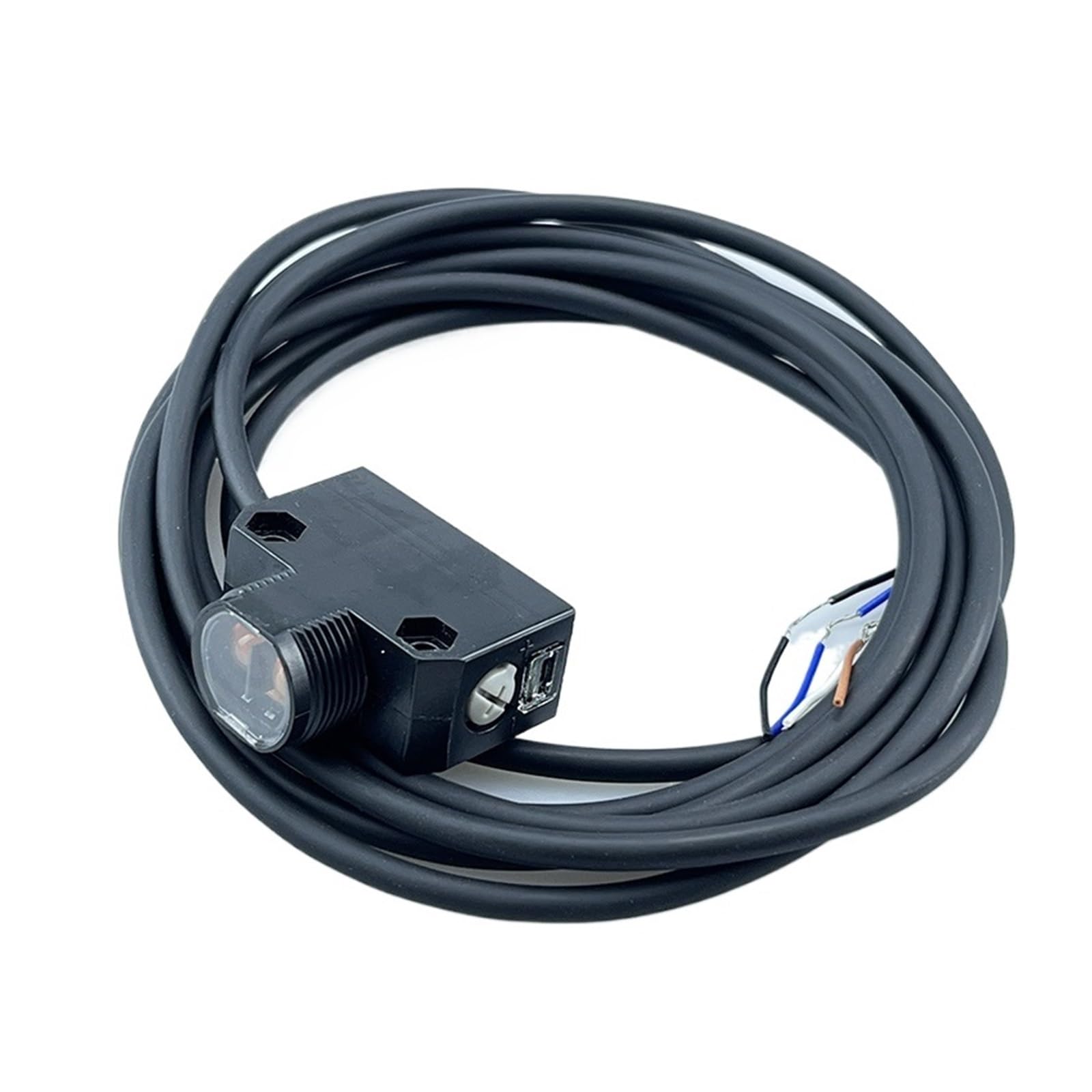 JJKKOZVQF The built-in photoelectric sensor of the square cylindrical amplifier detects the GC5-T10MN at a distance of 10m