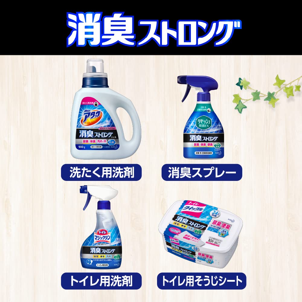 Amazon | 【ケース販売】アタック消臭ストロングジェル 詰め替え 1450g 