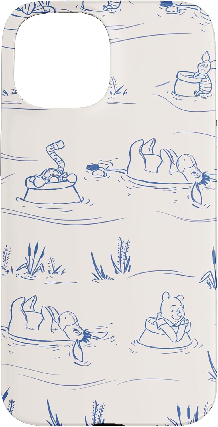 Disney Winnie The Pooh and Friends Hunny Pots Down The River Case for iPhone 14 Pro Max