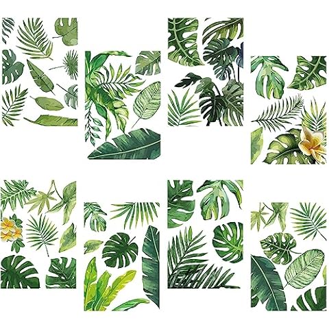 CRASPIRE Autocollants Muraux Tropicales Cover