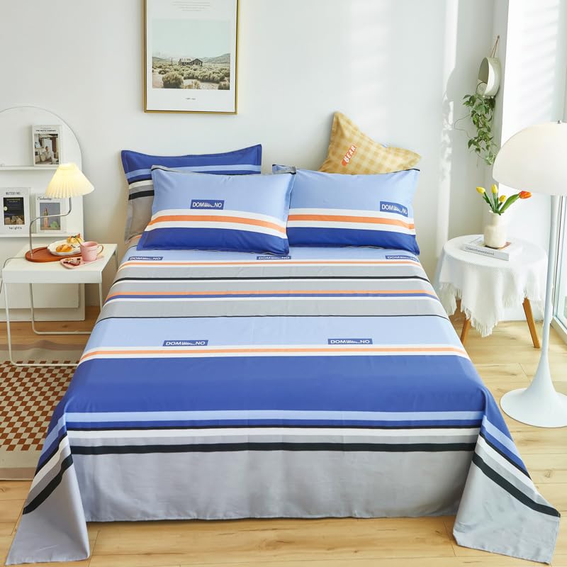 Sábanas 100% algodón de tacto suave confección en sarga de 160x230 cm 5