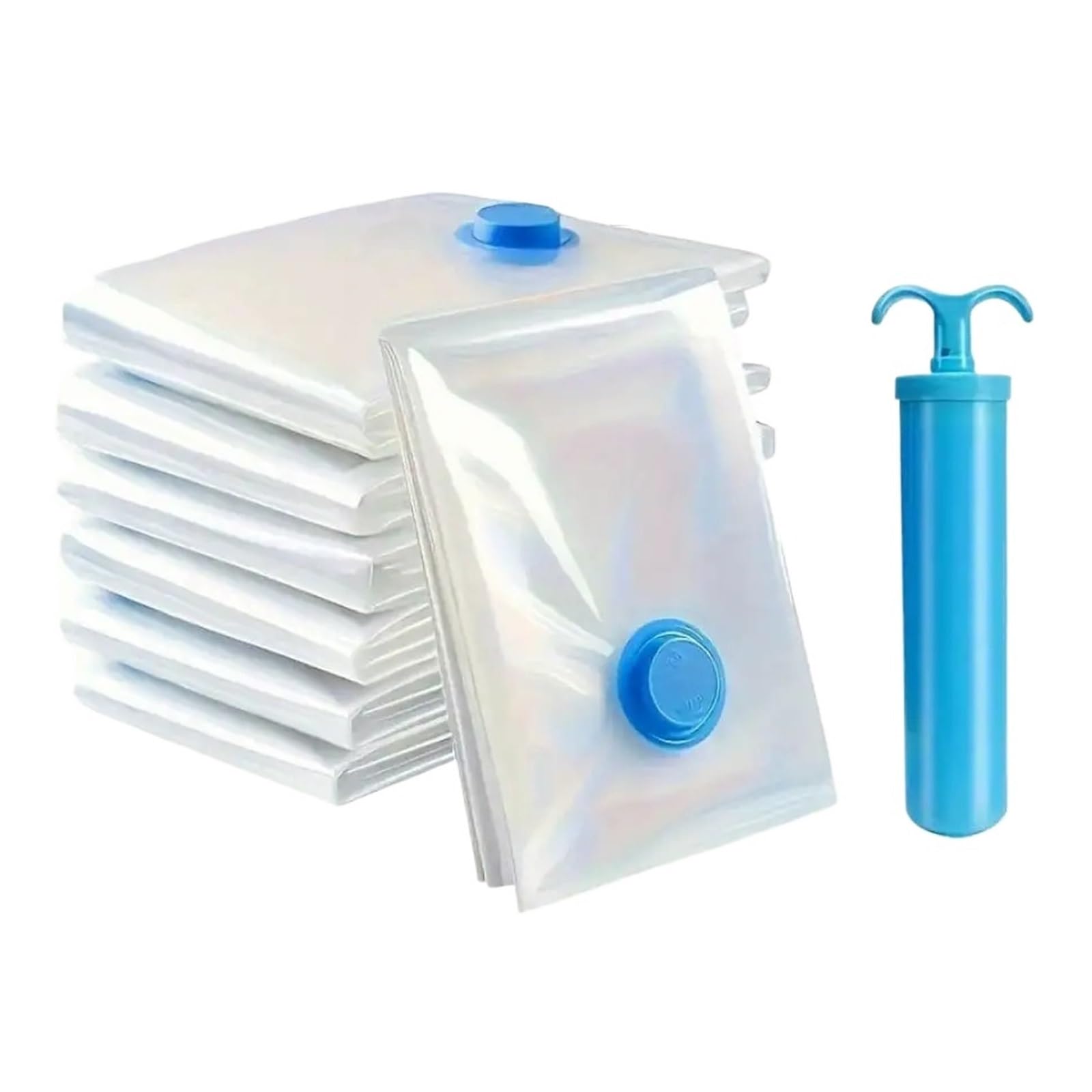 10pcs Vacuum Storage Bags - Airtight, No Pump Needed, Saves Space for Clothes & Bedding For Travel