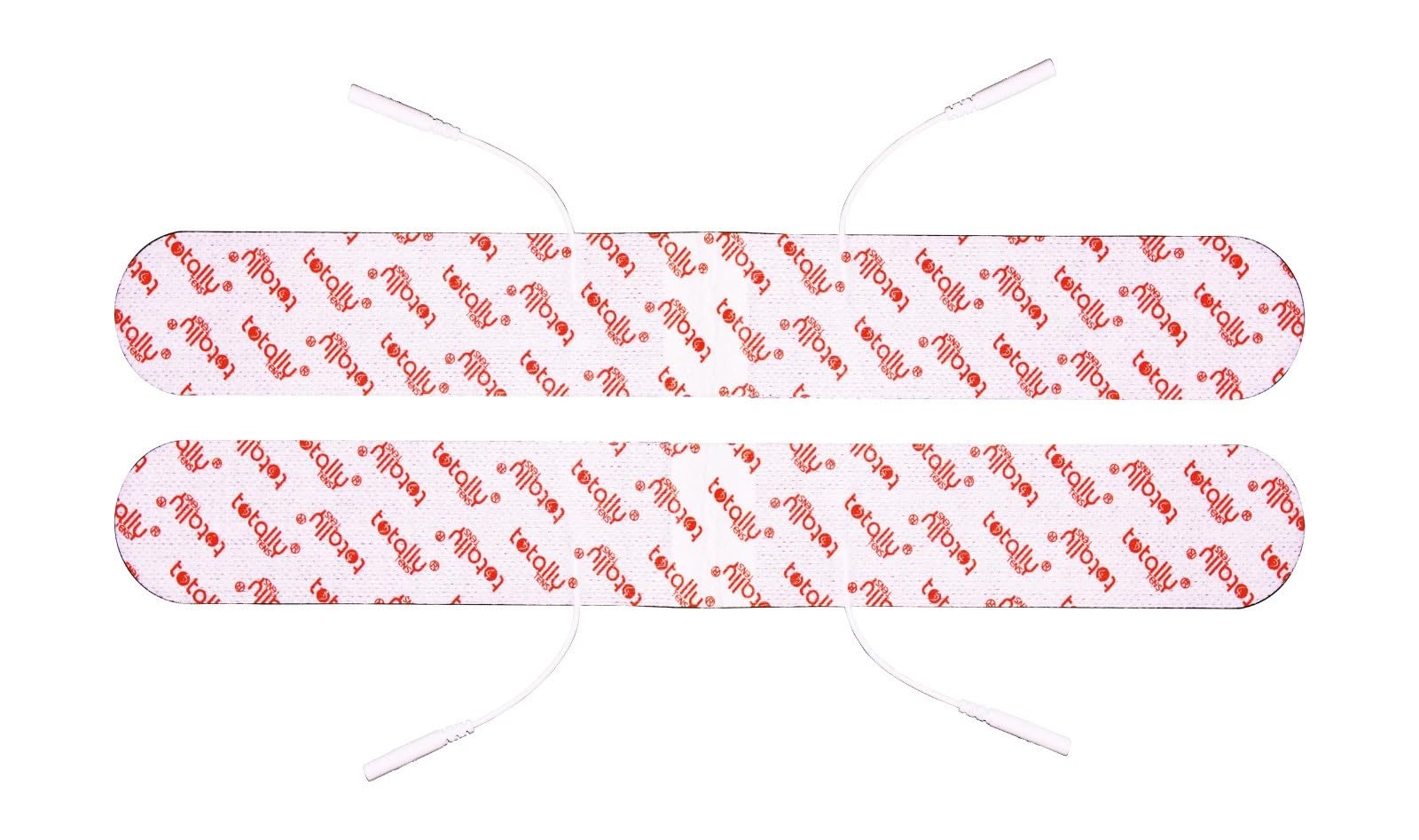 TENS Electrode Pads for Back Pain, Lumbago, Sciatica, Arthritis x 2 Spinal Long Tens Pads by Totally TENS 4cm x 33cm