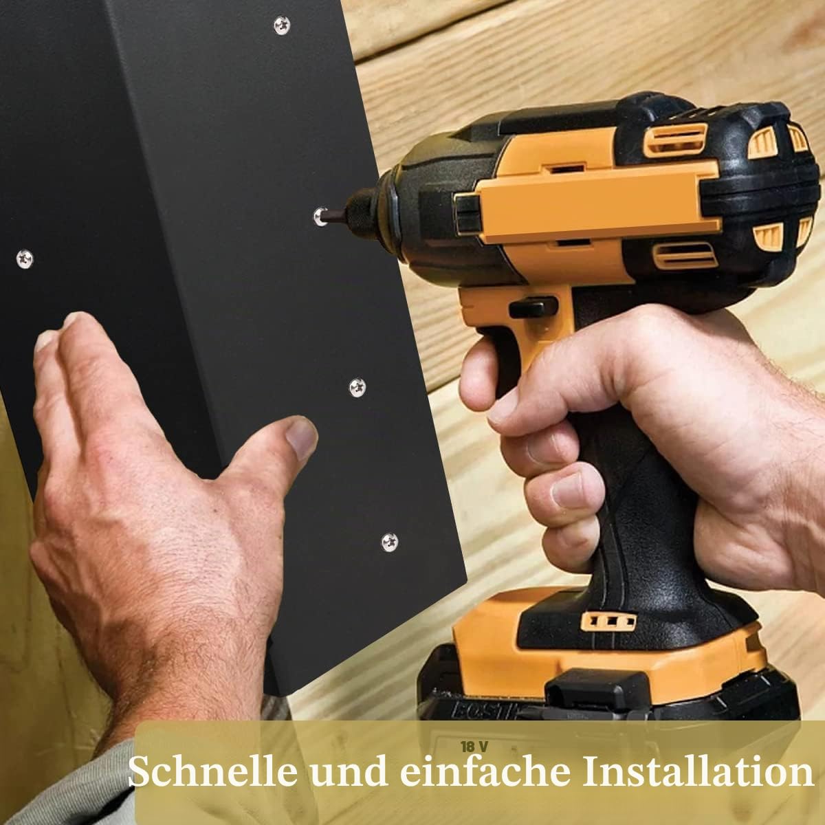 4er-Pack erhöhte Gartenbett-Eckverbinder mit Holzschrauben für 20""-24"" Beet, rostbeständige erhöhte Bett-Eckverbinder Metall-Verbinder 28 cm x 7,6 cm x 7,6 cm für Gemüse-Pflanzbeet Garten