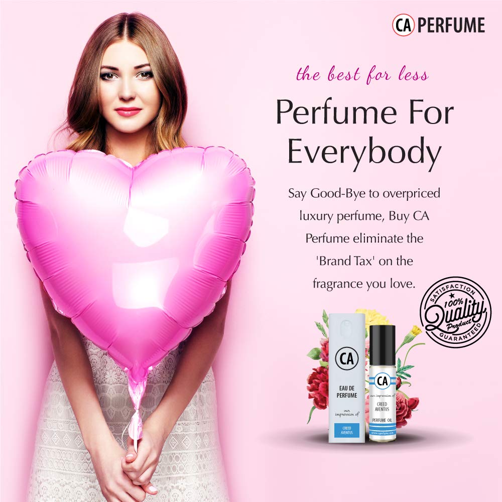 CA Perfume Duo Impression of Aventura For Men Eau de Parfum Refillable Atomizer Sprayer + Fragrance Body Oil Long Lasting Sample Travel Size Roll-On Bottle 0.33 Fl Oz X2