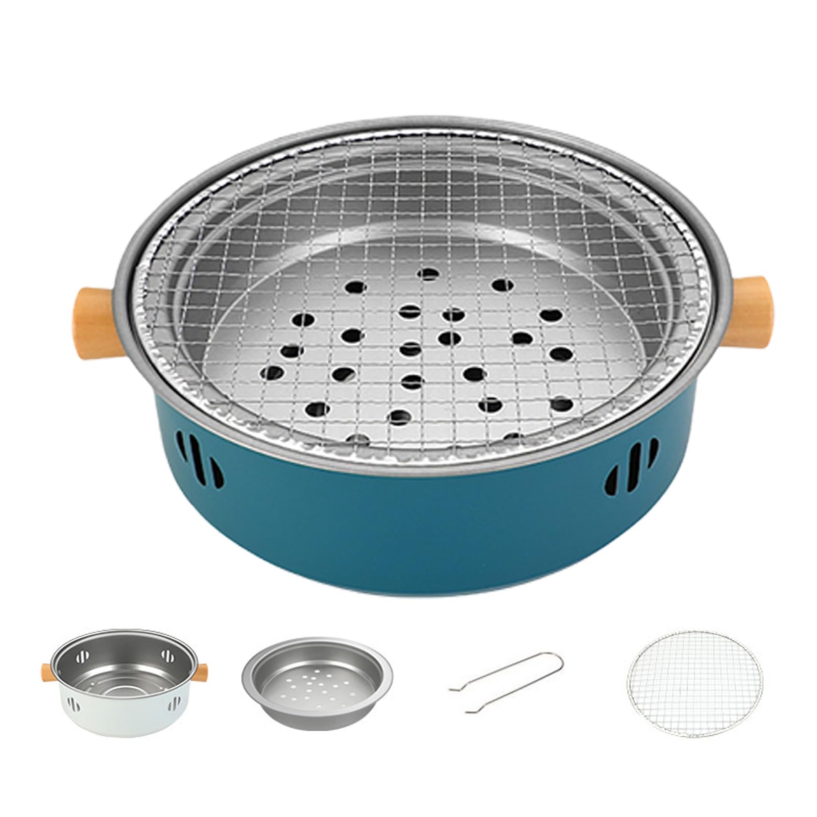 APGLSXY Compact Camping Grills Detachable Barbecue Rack Kitchen BBQ Accessories for Backpacking Hiking and Tailgating Parties Camping Cooking Equipment