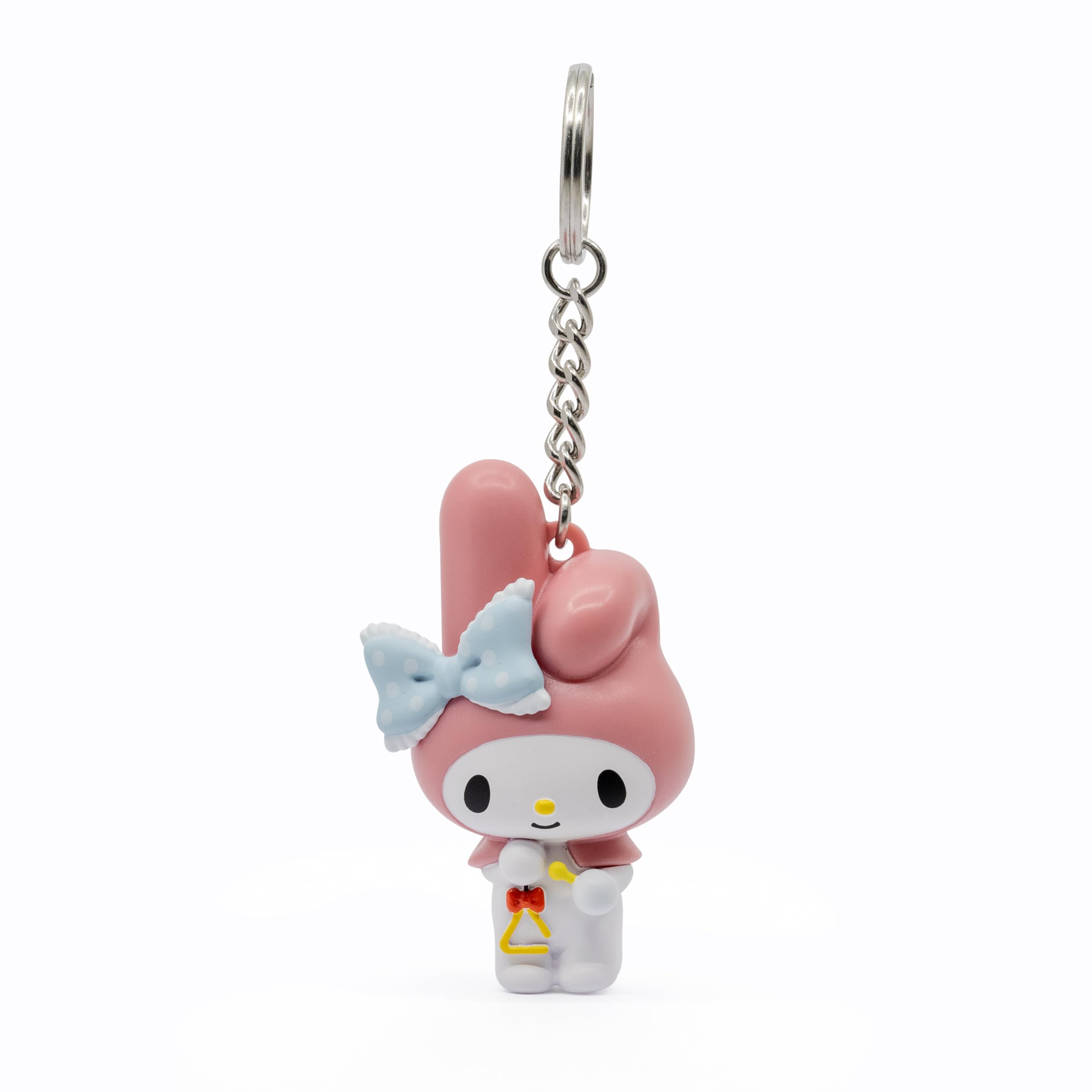 YuMe Hello Kitty & Friends Keychain - My Melody | Pocket Hero Window Series Accessories for Kids Age 4+ | Metal Keyring & Rubber Doll Figure | Collectable Sanrio Gift | Get all 6 Cute Characters