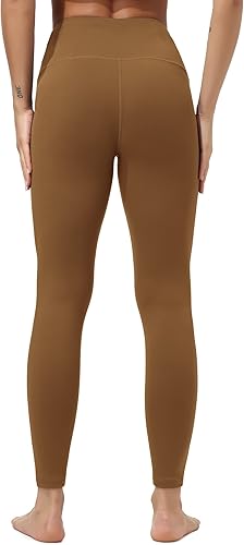 Miniatura 94 de Dragon Fit - Pantalones de yoga de compresión con bolsillos interiores, pantalones deportivos de cintura alta con control de abdomen, leggings