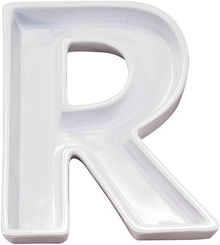 Plato de cerámica con diseño de carta de amor Ivy Lane, color blanco, 6 - pulgadas, Blanco