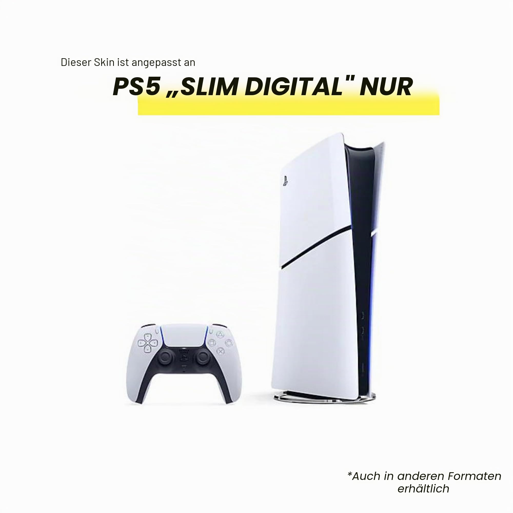 Aufkleber PS5 Barca, Aufkleber für Playstation 5 Fußball, Konsole und Controller, Slim Digital, Skin Barcelona PS5 (1 Controller)