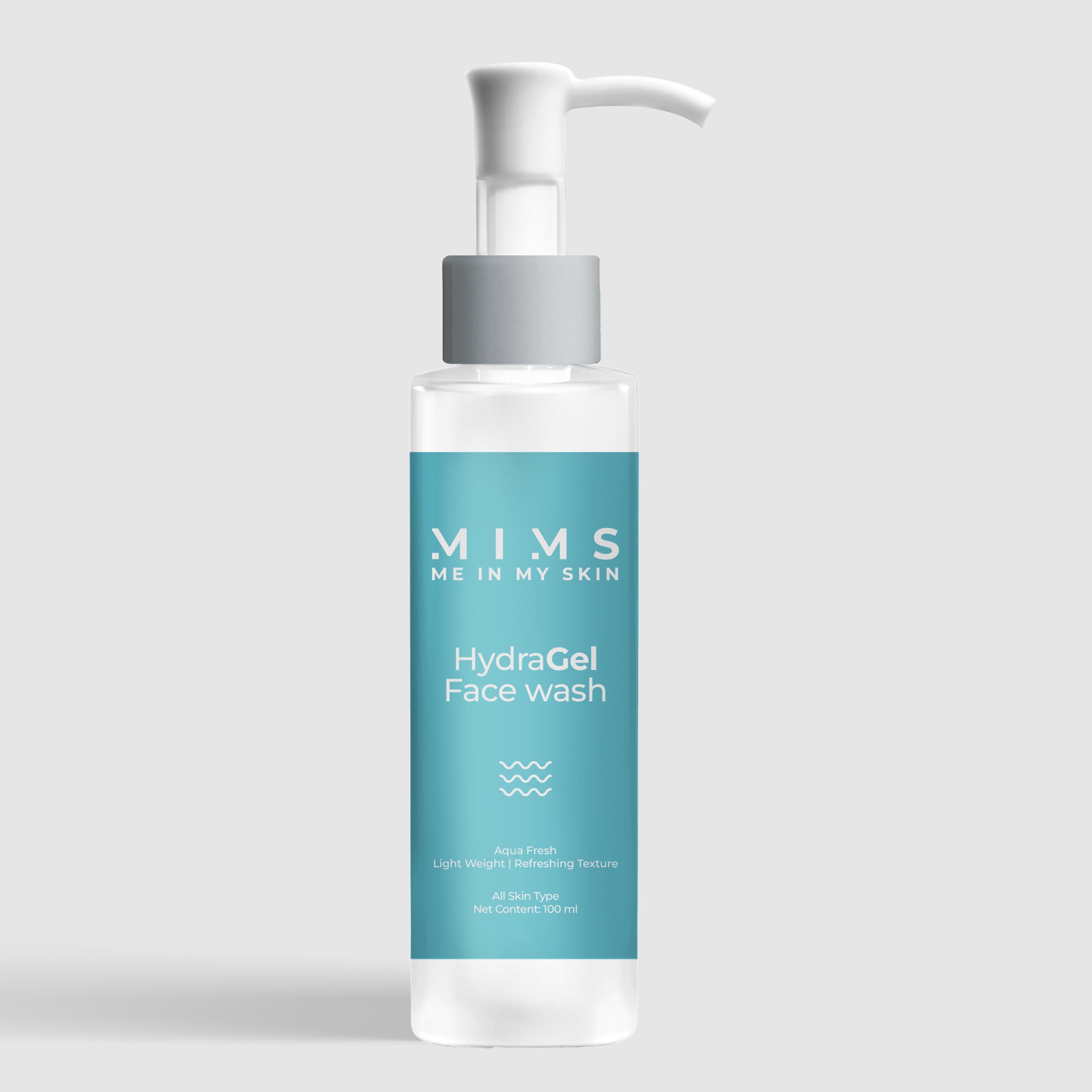 HydraGel Face Wash | Lightweight & Refreshing | Hydrating Daily Cleanser for Dry & Sensitive Skin | With Citric Acid & Coconut Extract | 100ml