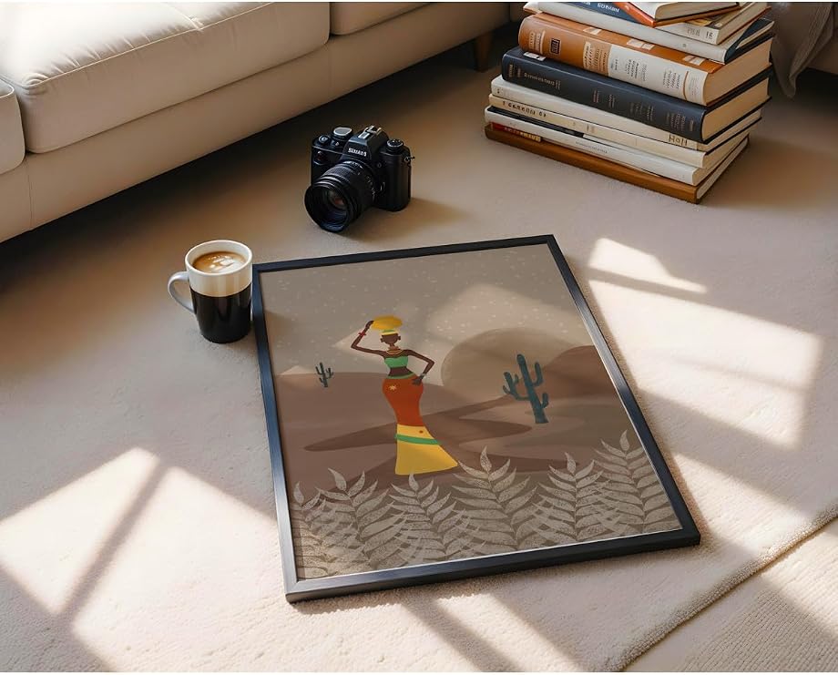Fark Tanıtım Boho Style Çerçevesiz Poster, Modern Dekoratif Çerçevesiz Poster, Tablo, BohoStyle-6, 50 x 70