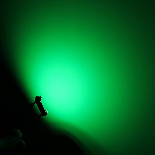 Miniatura 5 de Alla Lighting Bombillas LED de festón CAN-Bus 578 211-2 212-2 de 1.614 in1.654 in, cúpula interior verde, mapa, maletero, luces de cortesía