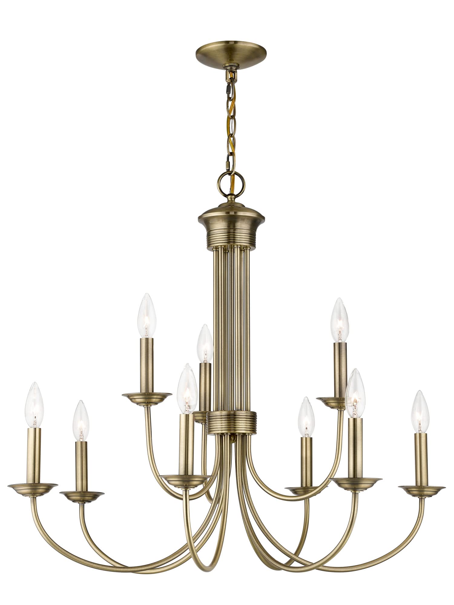 Livex Lighting 42687-01 Estate - 9 Light Chandelier in Estate