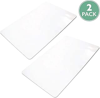 2 Pack Office Chair Mats for Hard Floors 36 x 48 - Clear Hardwood Mats for Desk Chairs - coolthings.us