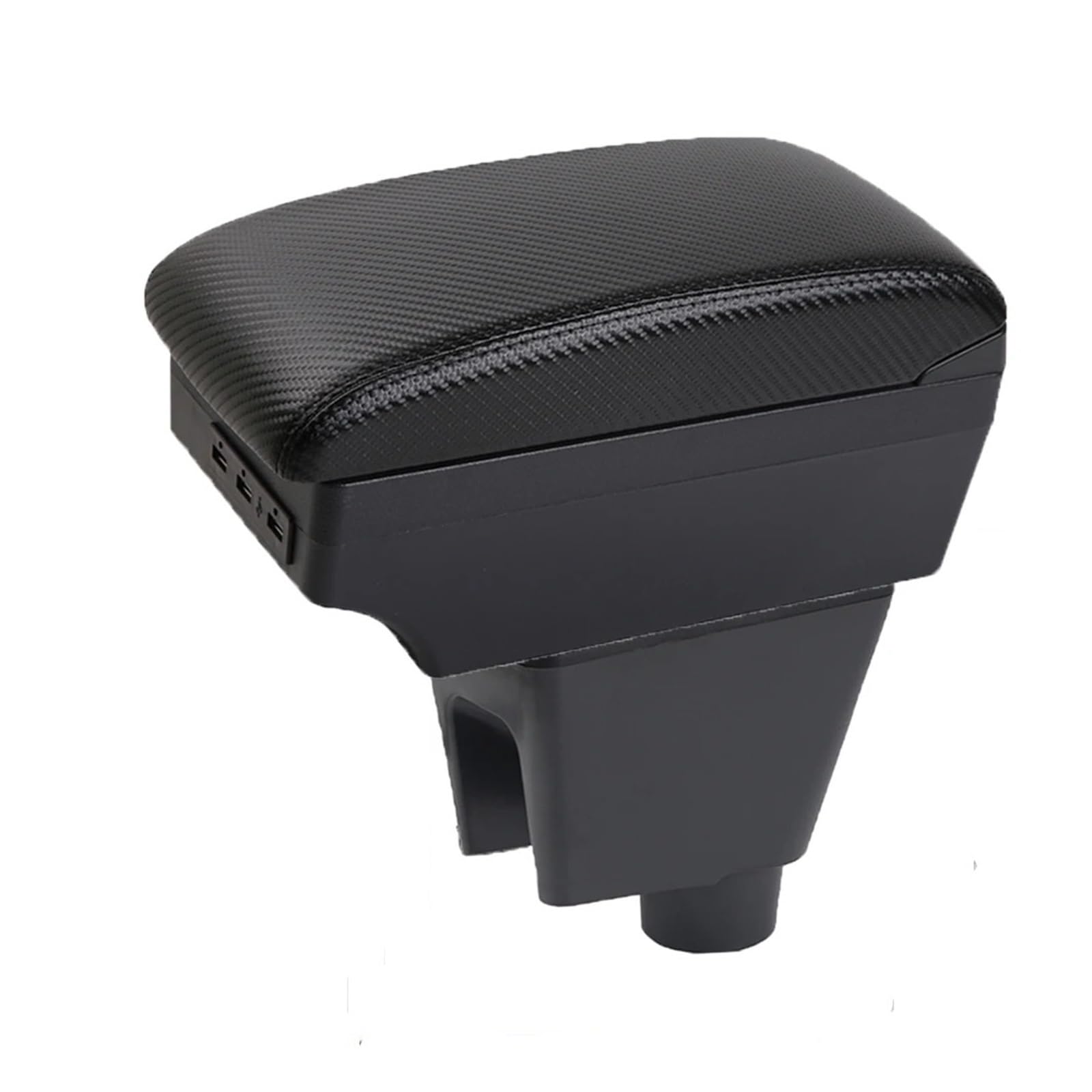Ggwqoops Car Armrests For Chevrolet For Spark III 3 Armrest Box Storage Arm Bracing Central Control Panel Elbow Support For Drivers Armrest Box(D-Black black lines)