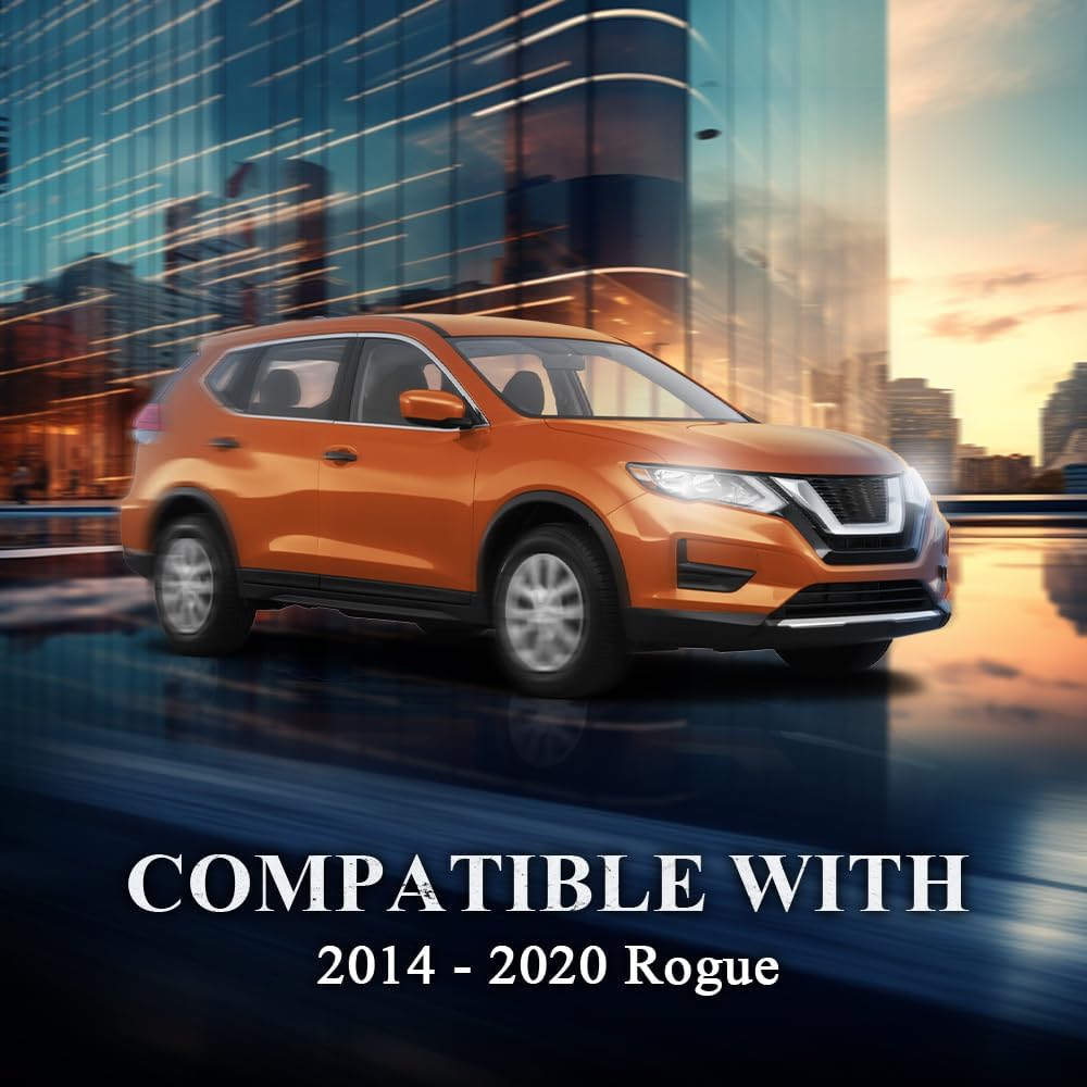 G-PLUS Fender Flares Front 2 PCS Set Compatible with Nissan Rogue 2014-2020 Driver and Passenger Side Textured Black Wheel Fender Trims 638609TA1A NI1291101 638619TA1A NI1290101