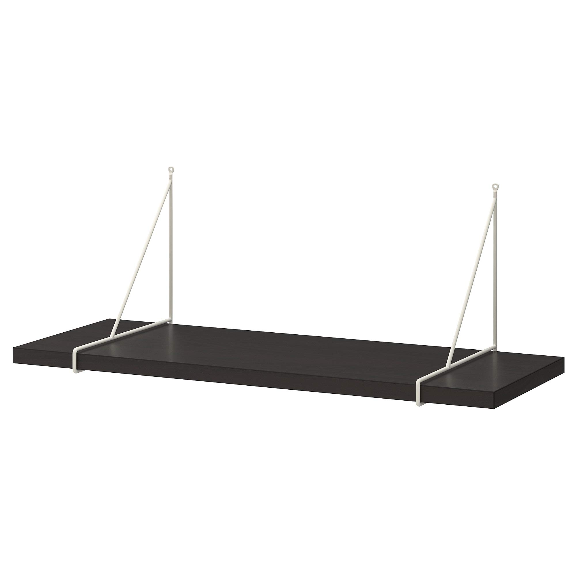 Étagère murale bois métal meuble de rangement suspendu salon chambre