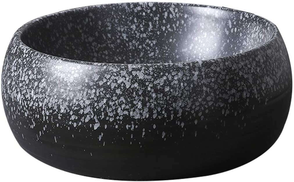 Gljtuo Black Vanity Unit With Basin Bathroom Vessels Sink Countertop Tops Artistic Starry Sky Above Counter Round Ceramic Washbasin, 40 * 15Cm,-40 * 15Cm