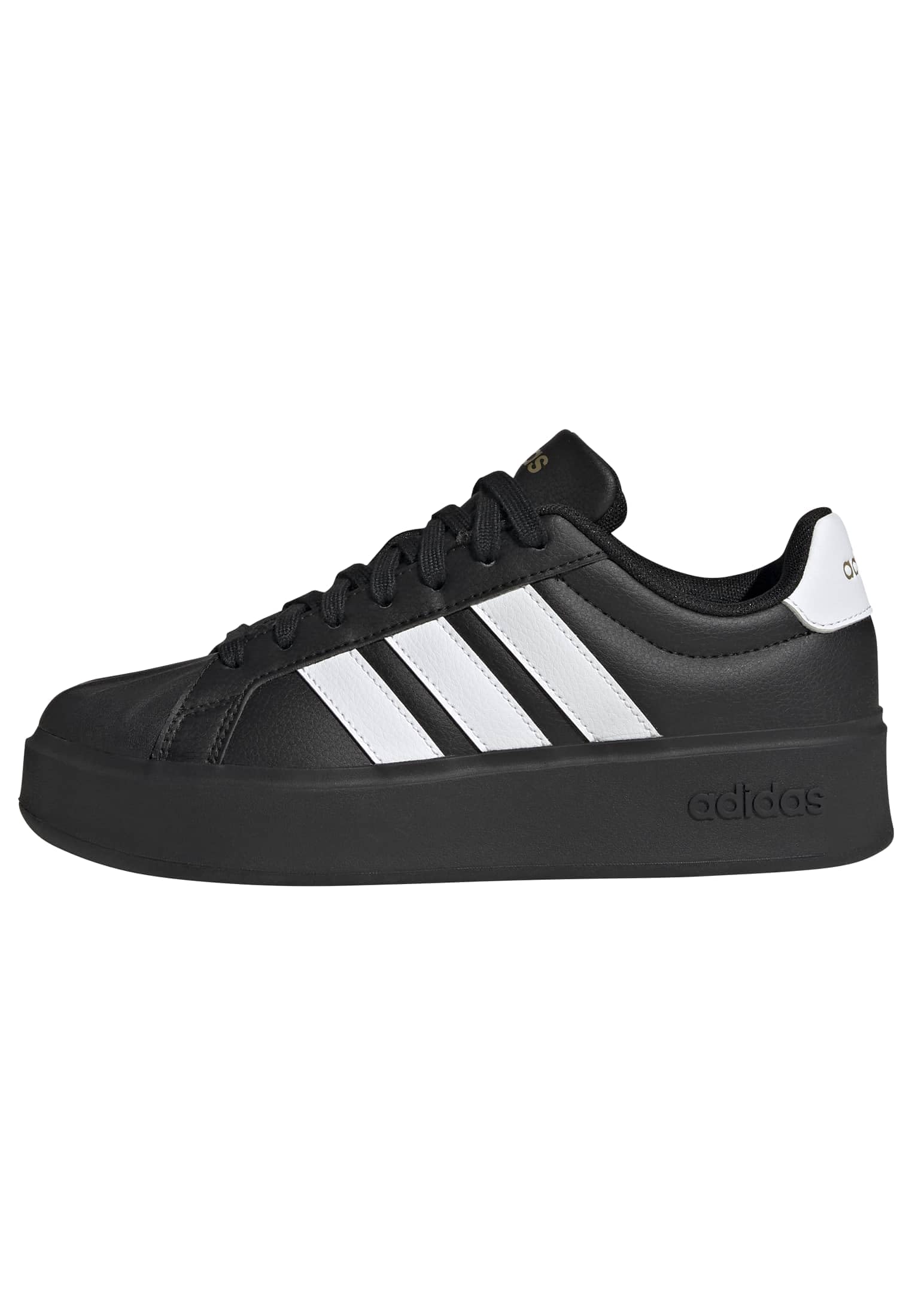 adidas Women's STREETTALK Bold Shoes, core Black/FTWR White/Matte Gold, 9 UK