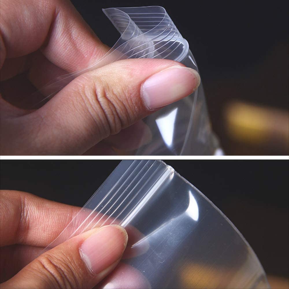 Amazon.co.jp: ポリ袋 ジッパー袋 小分け袋 プラスチック袋 透明 厚手