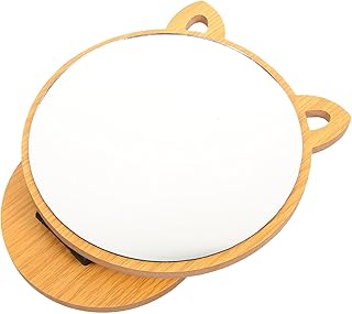 Espejo de tocador de madera, espejo de mesa d...