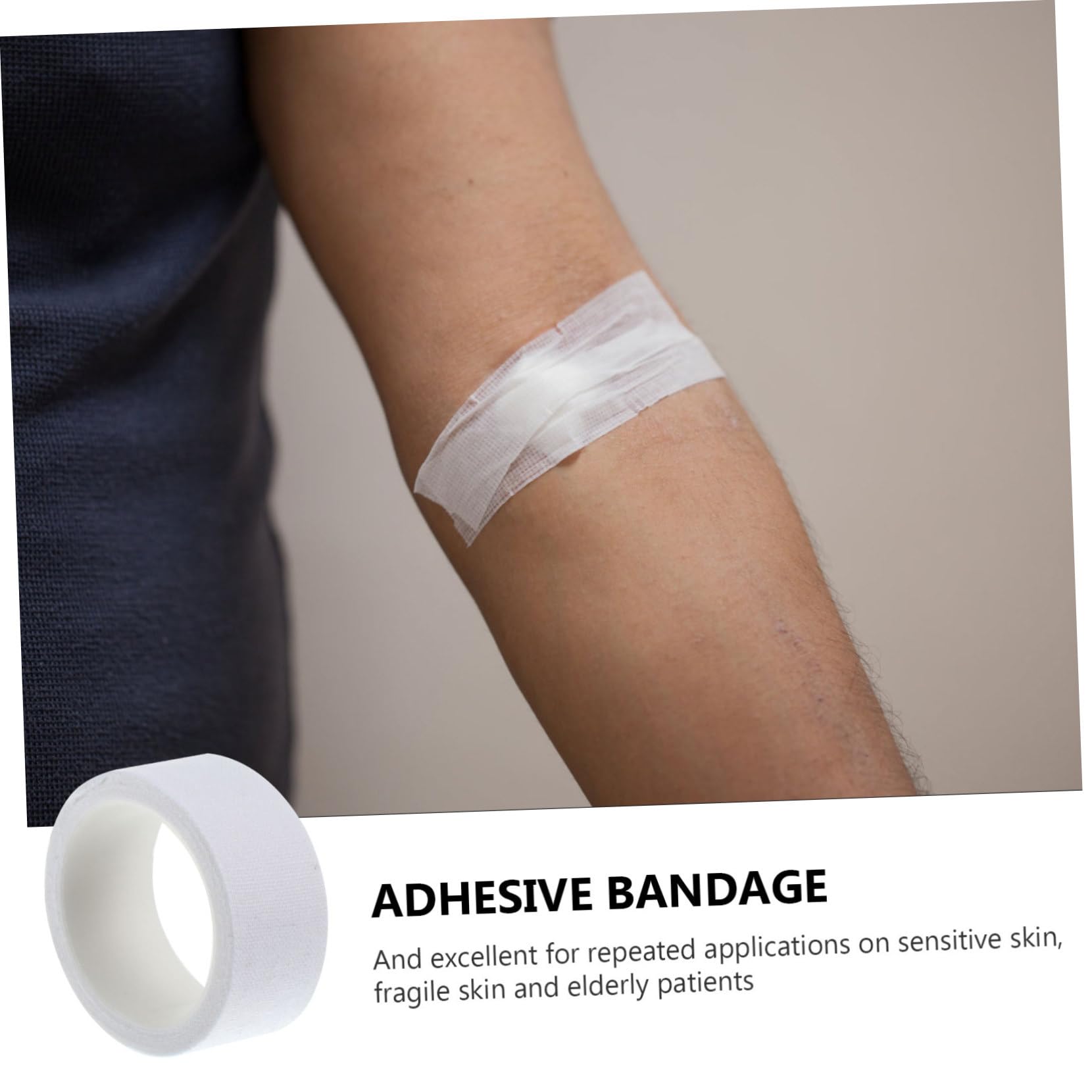 Didiseaon 24 Pcs Medical Tape White Gaffer Tape Atheltic Tape White Tape Duct Tape Waterproof Whiteout Tape Athletic Sports Tape Tape Tape Athletic Wraps Cotton Water Proof