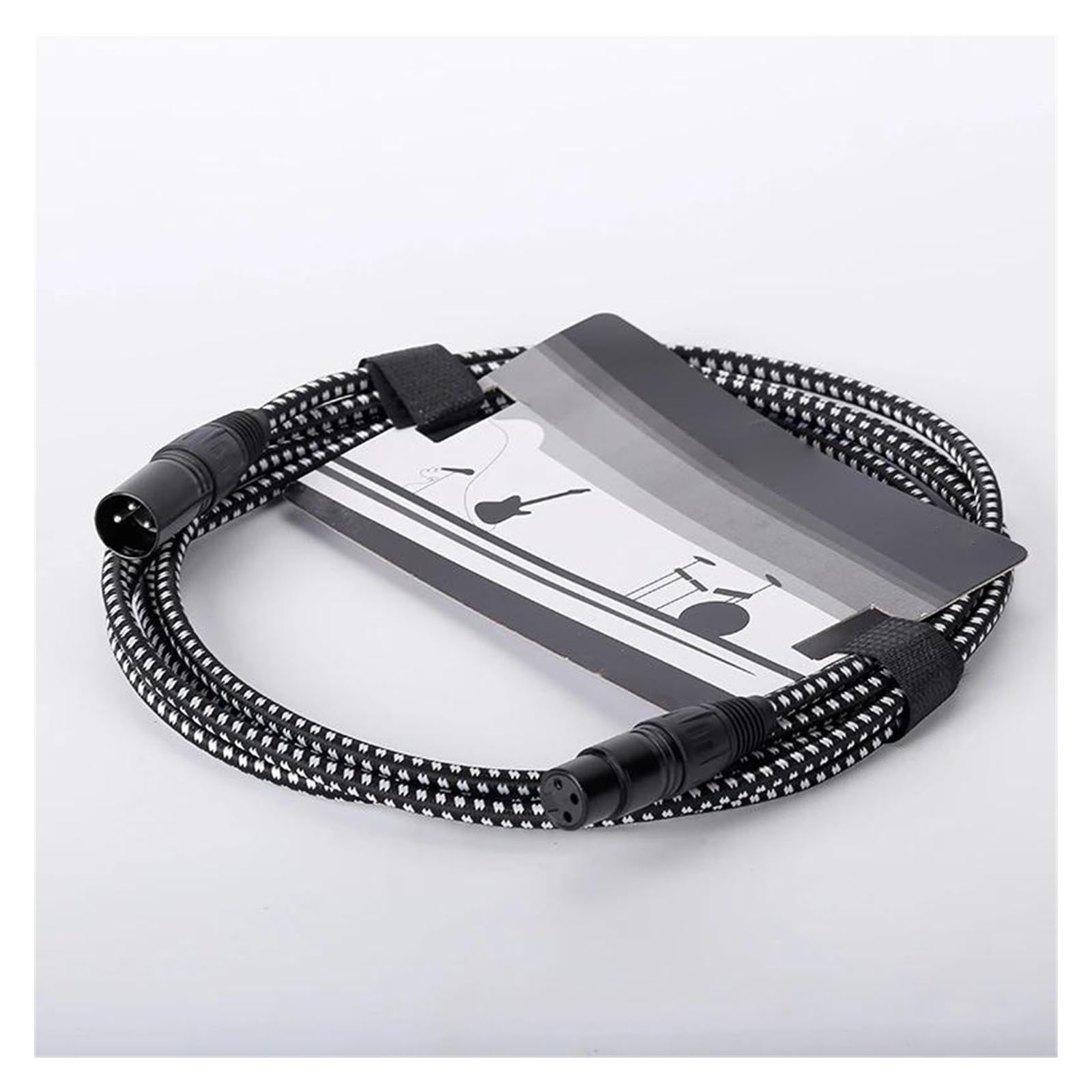 Cable profesional para guitarra interfaz balanceada conector macho de 3 pines a hembra blindado para 3 metros cable de instrumento de guitarra