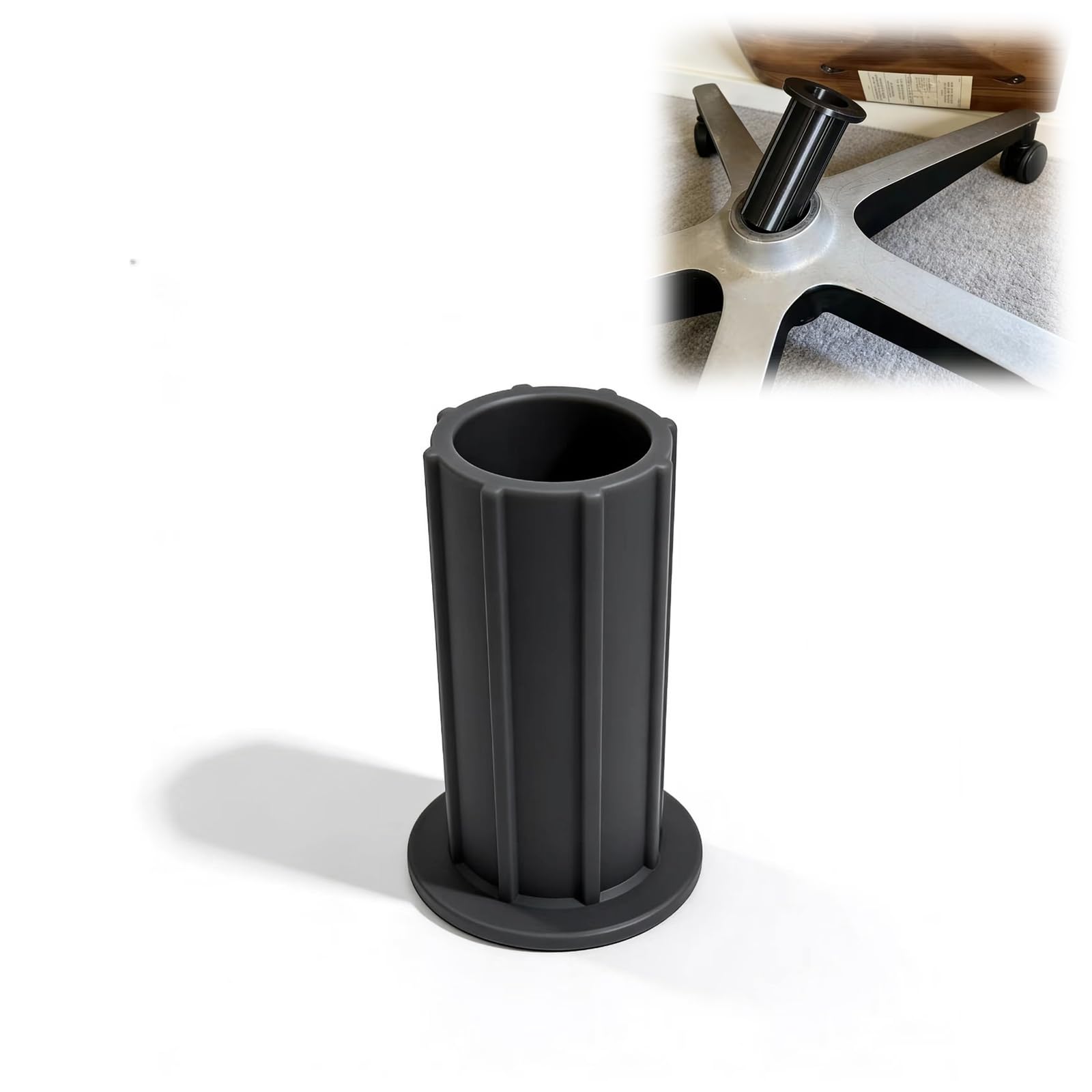 Chair Replacement Bushing for Herman Miller Eames Lounge Chair, Drop in Base Insert Repair Part
