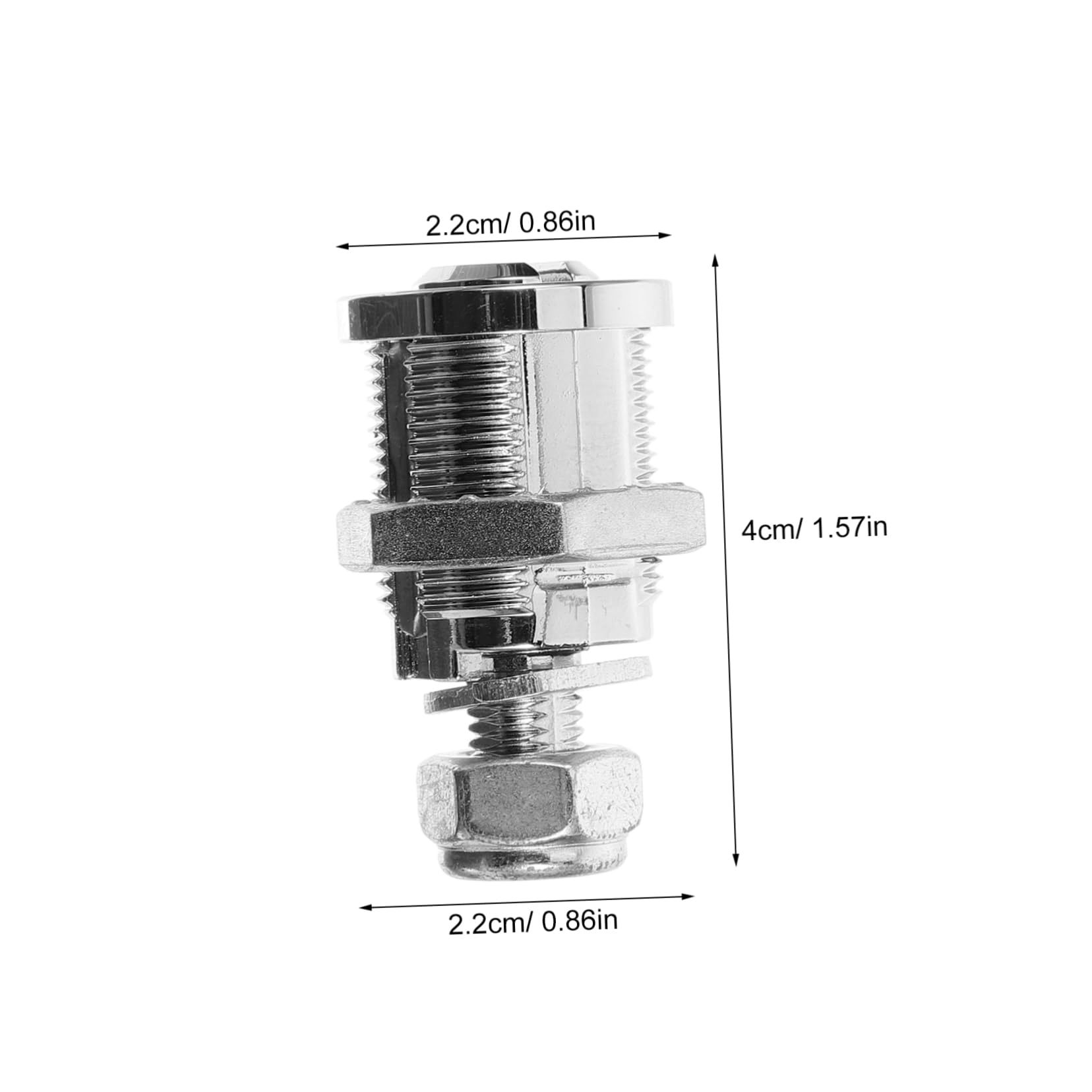 Lot De 5 Serrures De Sécurité Pour Armoire Casier À Combinaison Serrure À Pêne Dormant De Tiroir En Métal Acier Inoxydable Argenté
