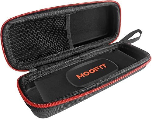Estuche rígido de viaje para correa de pecho para monitor de frecuencia cardíaca Moofit