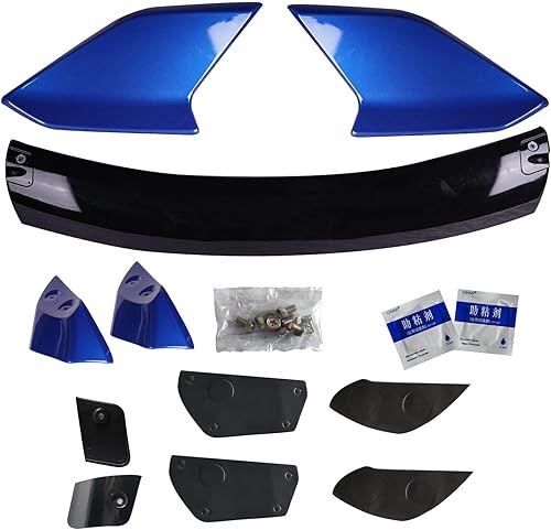 Miniatura 7 de Archaic Alerón para Honda Civic Hatchback 2016-2021, alerón trasero de tapa de maletero FK4 FK7 FK8  EOS Type-R Style JDM ABS brillante, azul