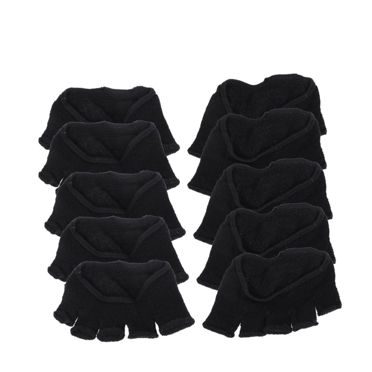 Holibanna Invisible Peep Toe Socks for Women Seamless Half Socks Breathable Design