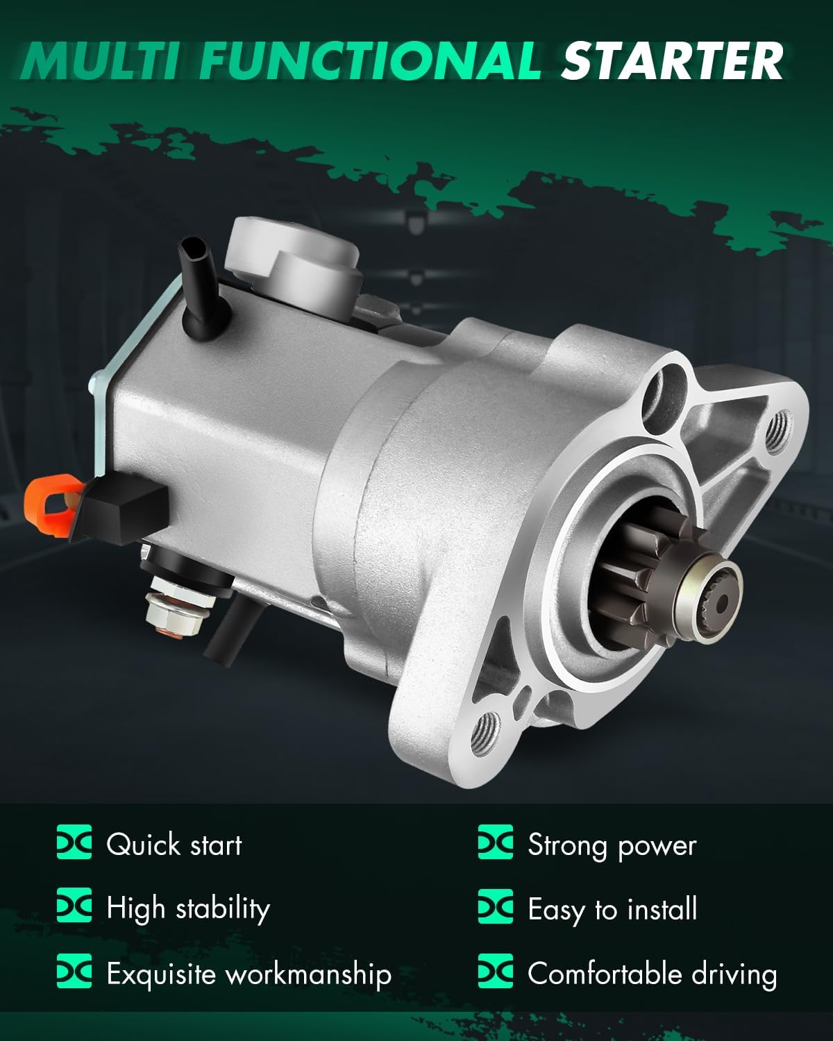 SCITOO Starters New 17671N fit for Toyota 4Runner T100 Tacoma Tundra 1996 1997 1998 3.4L 228000-3750 SR3245N