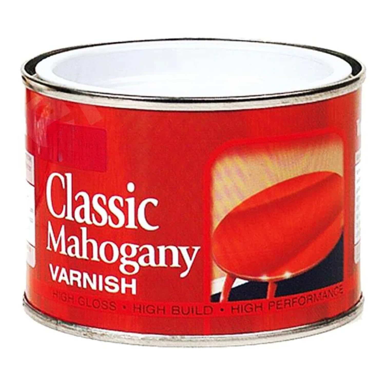 Inspired Essentials 180ml Non Drip Paint Tin Exterior Interior Hard Drying Performance Multi-Purpose Paint Tin for Metal, Wood, Plastic, Walls with Perfect Finish (1, Classic Mahogany Varnish) โ image 1