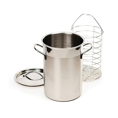 RSVP International Endurance Kitchen Cookware Collection Stainless Steel Asparagus Steamer