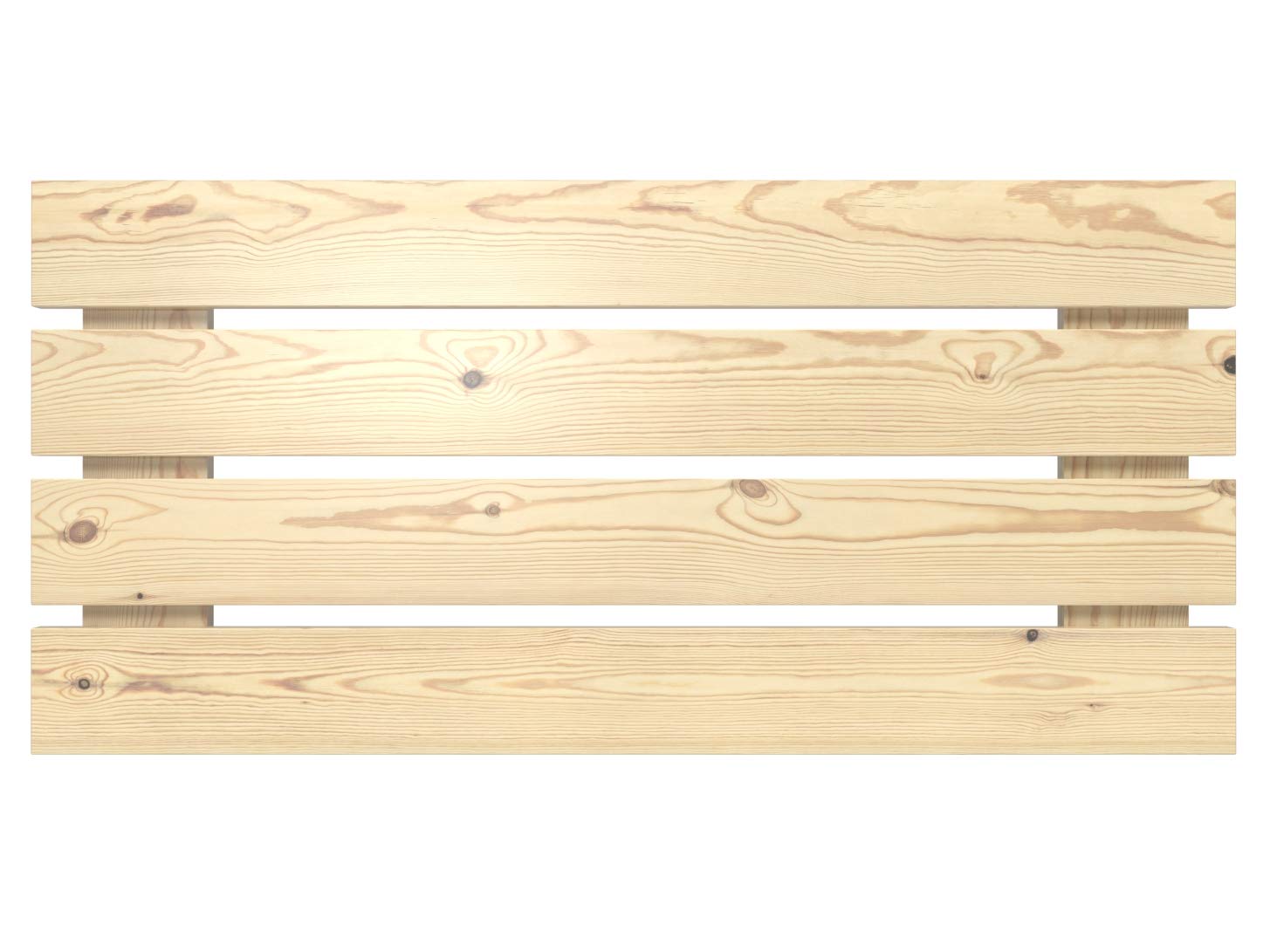 LA WEB DEL COLCHON Cabecero Madera Rústica Lombardía Cama de 90 (100 x 50 cm) Barnizado Natural – Cabecero de Cama Juvenil y Matrimonio Cabezal Estilo Nórdico