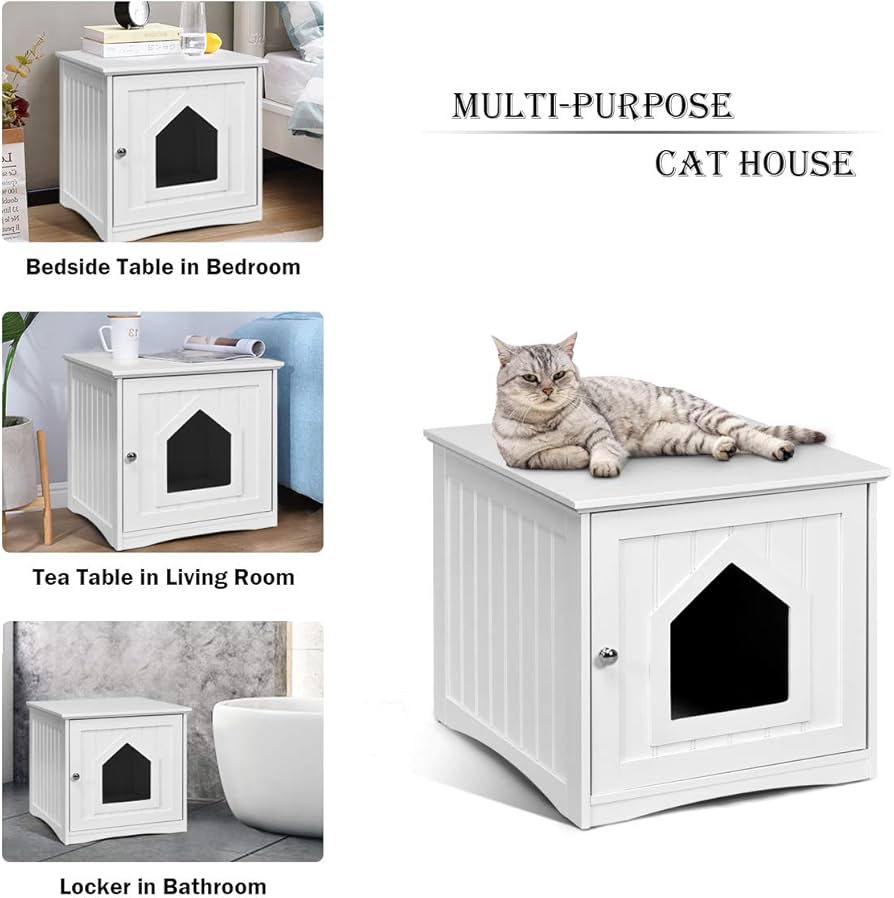 Best Hidden Litter Boxes Aesthetic Litter Box Enclosures That Double