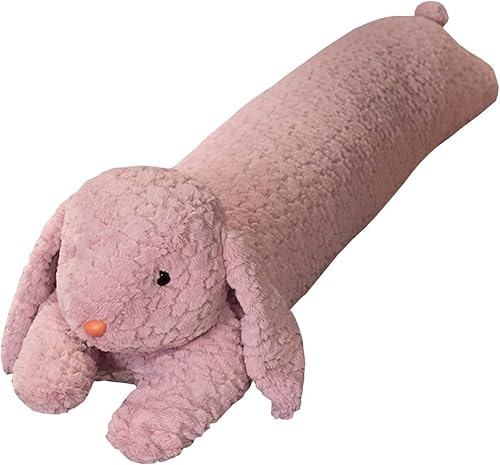 FEEZUSH Almohada larga de felpa de conejo  Juguete de peluche de conejo  Almohada de conejo para dormir de 35 pulgadas  Lindo conejo Lop Squishy