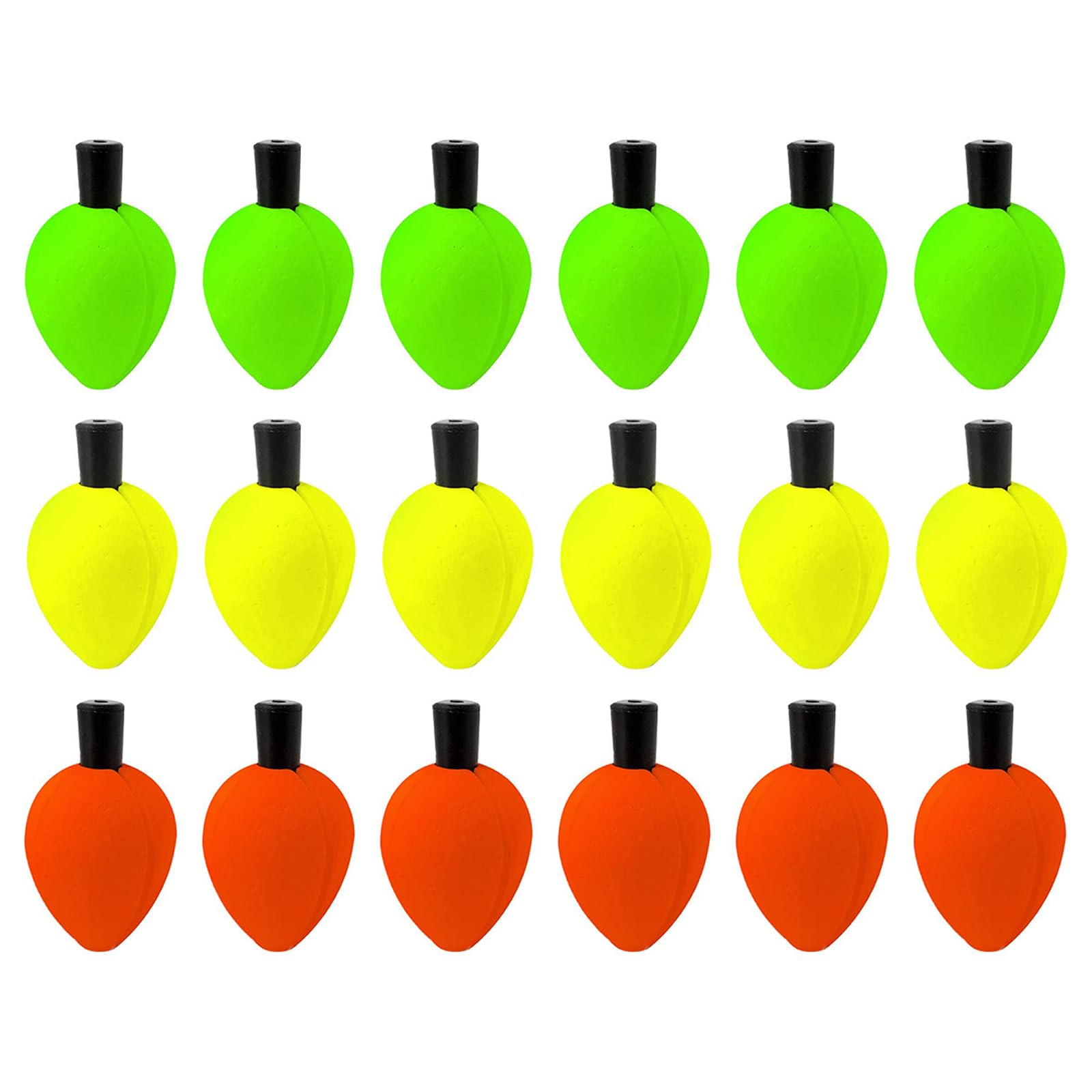 Ywmsfl 18pcs Indicators Float Fishing Bobbers Floating Bobbers Indicators for Trout Fishing Tackle Accessories