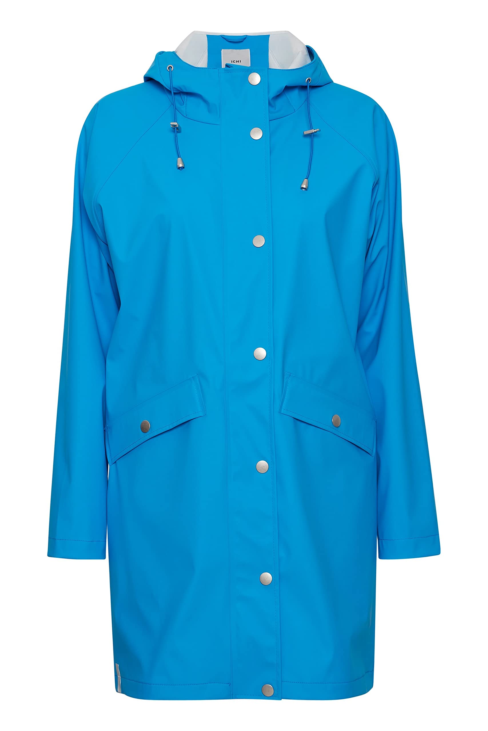 Ichi Women's Bleu Waterproof Jacket Ihtazi Ja