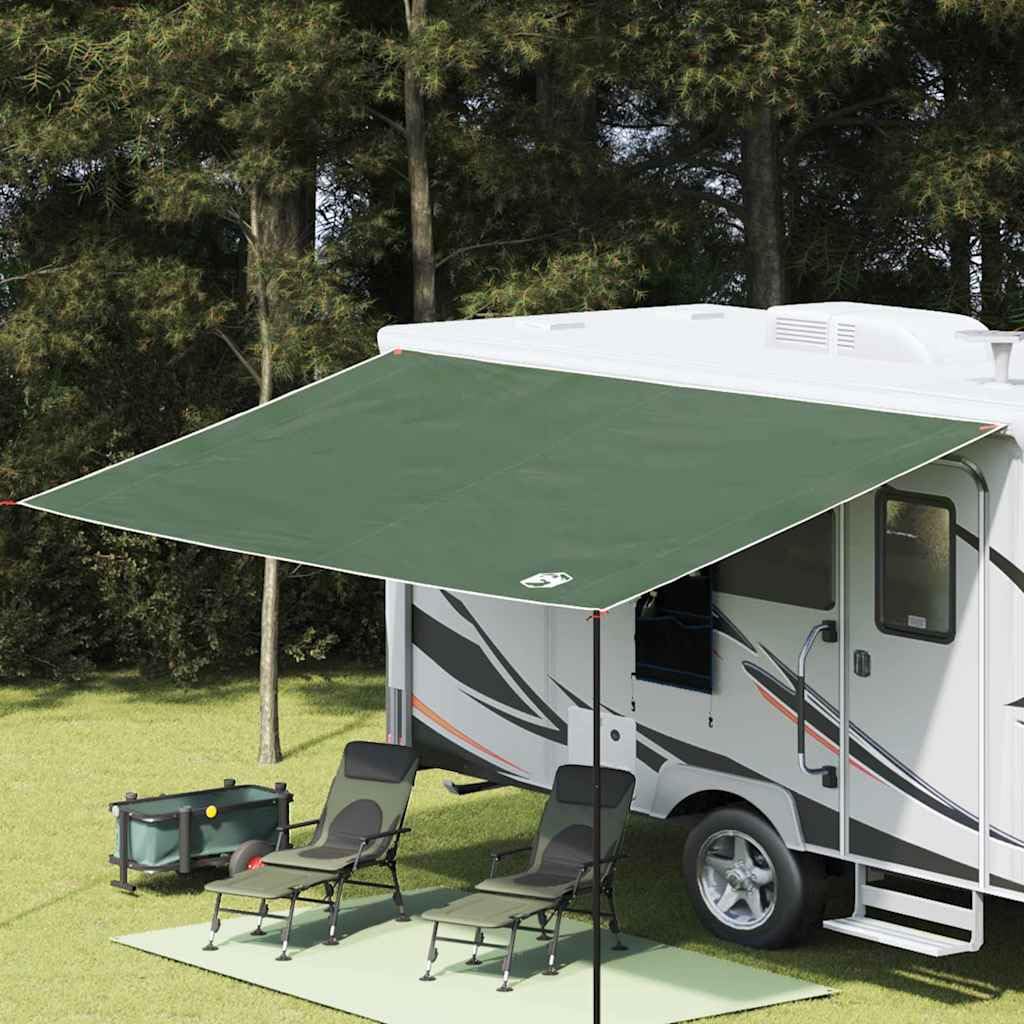 Camping Bâche, Bâche Anti-Pluie Rain Tarp Bivouac Toile de Tente Abri de Randonnée Imperméable avec Toit 240x460 cm
