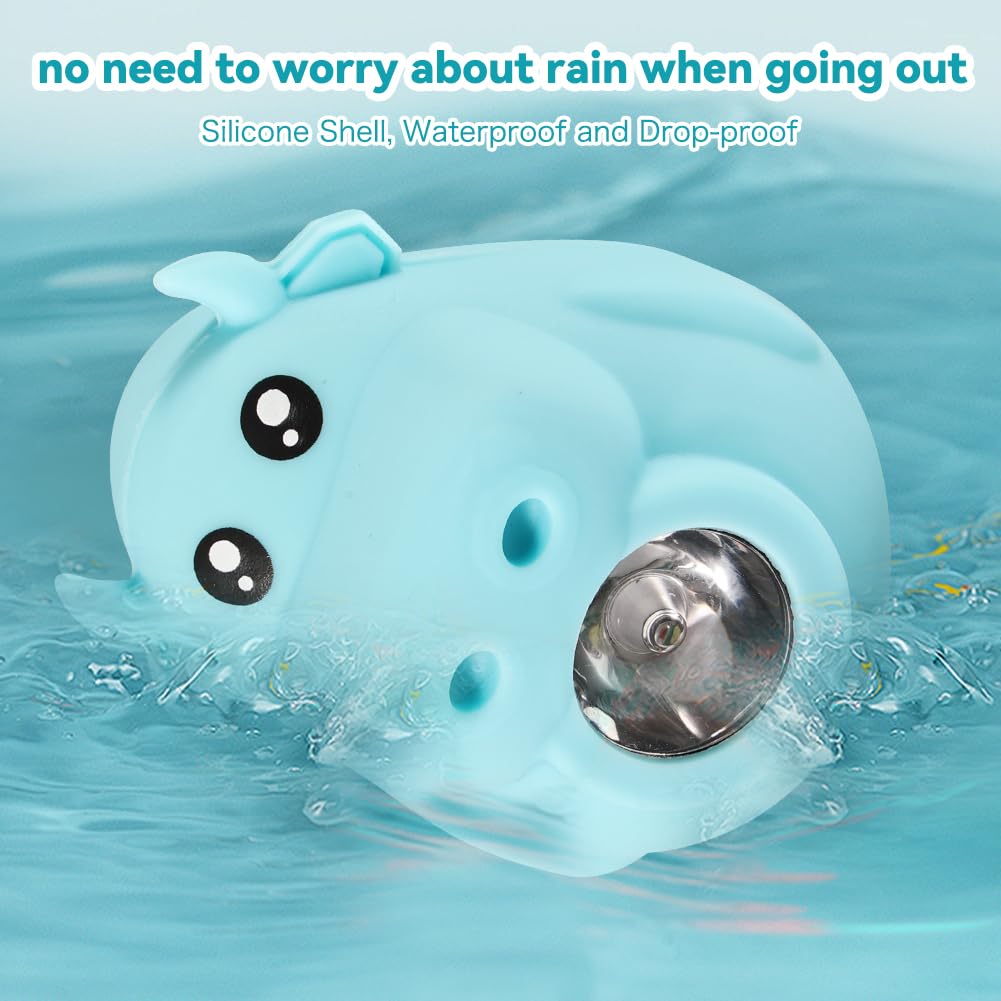 Children's Scooter Light, LED Light USB Rechargeable, Waterproof Warning Light with 3 Modes & 5 Horn - Image 3