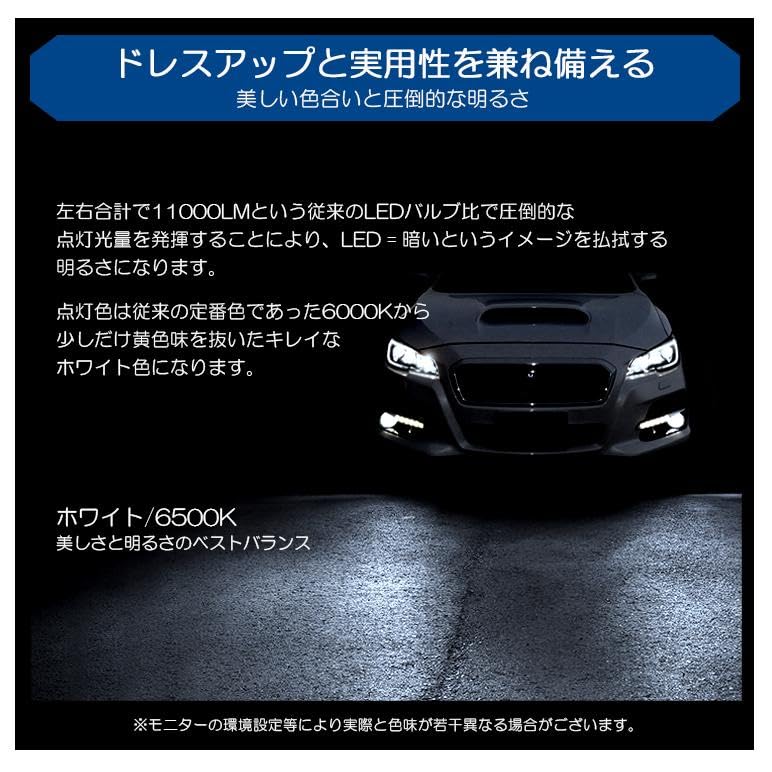 Amazon | VM系/VM4/VMG 前期 レヴォーグ LED ハイビーム/ヘッドライト 