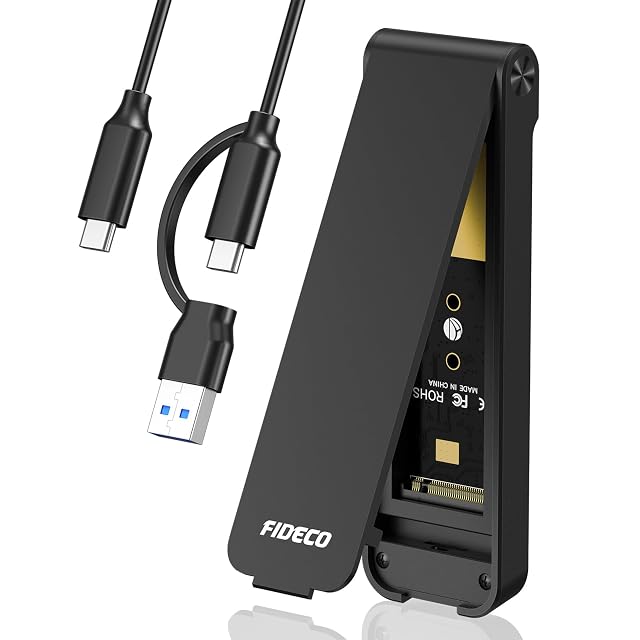 FIDECO M 2 NVMe SSD Enclosure M 2 NVMe to USB Adapter USB 3 2 Gen 2 10Gbps