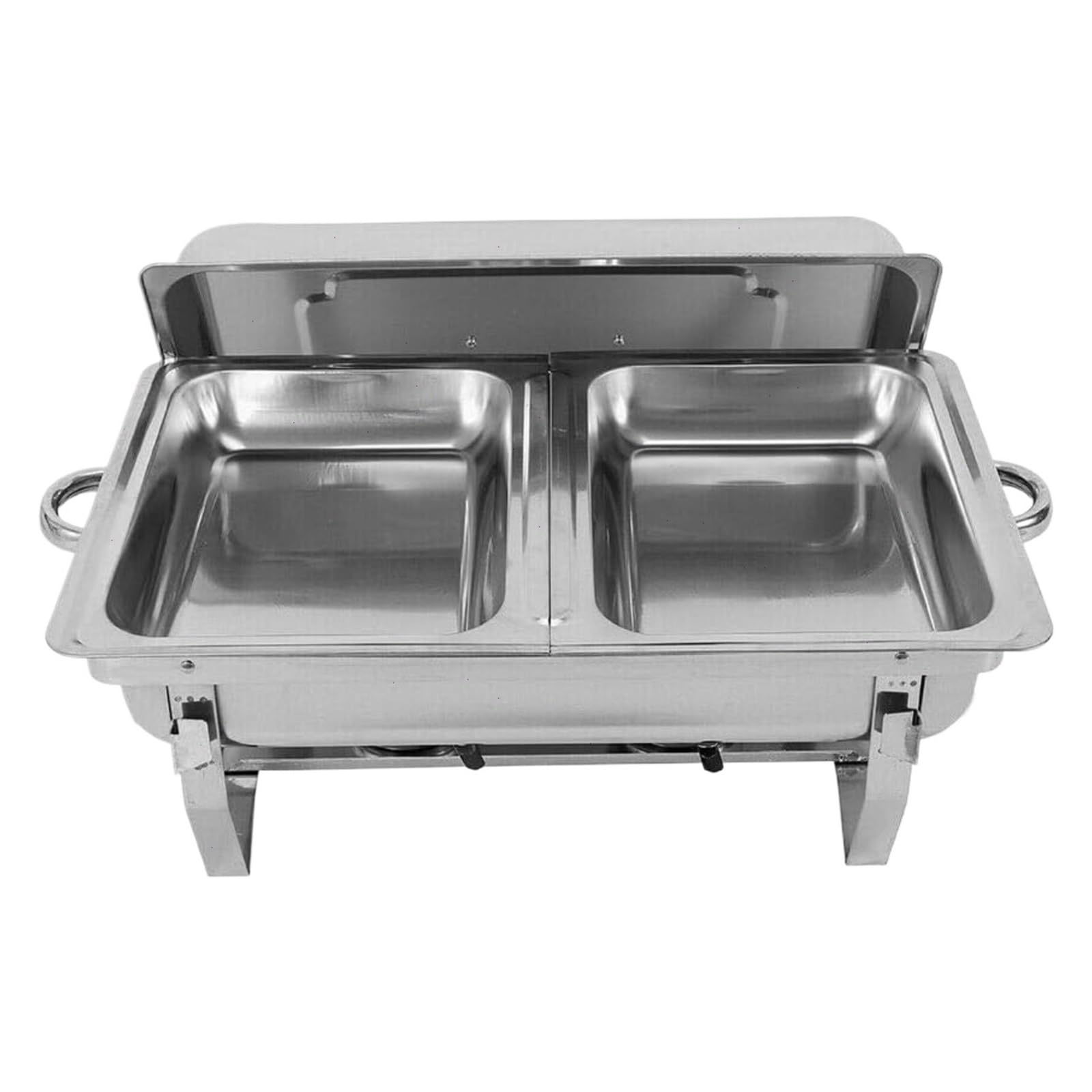 Plato De Frotamiento Acero Inoxidable For Buffet, Banquete, Catering, Fiesta, Hotel, Restaurante, Calentador Servicio RetencióN Del Calor De Larga DuracióN